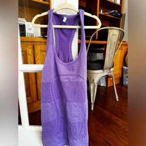 Lululemon racer back tank in purple